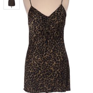 ZARA Animal print mini dress!
